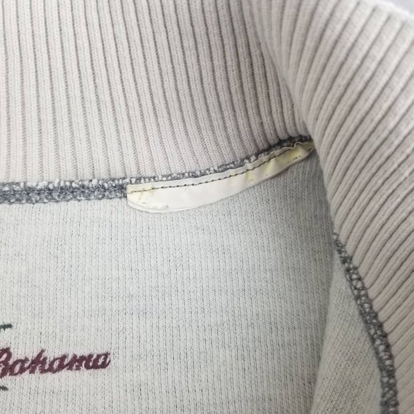 Tommy Bahama Men's Cowl Quarter Zip Sweater Long Sleeve - Picture 5 of 9